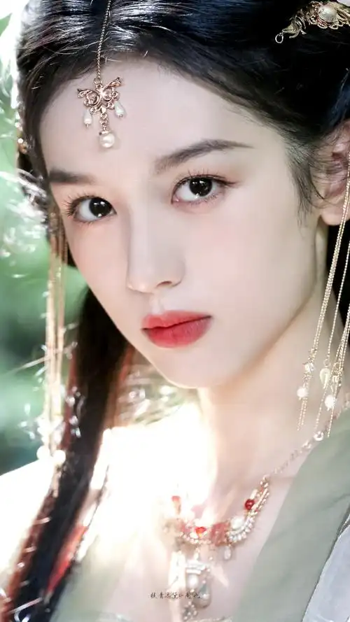 周也古装纱裙##周也 老公老婆都是你