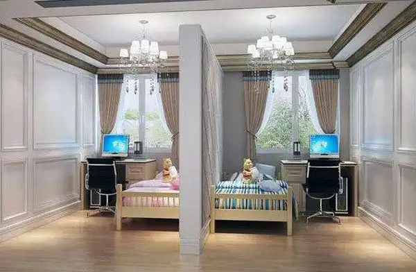 一个卧室改两间儿童房