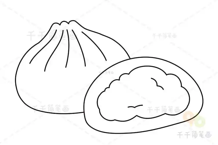 包子简笔画教程