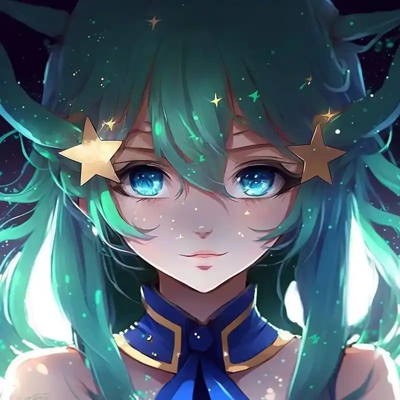 英雄联盟星之守护者璐璐.#二次元 #插画 #绘画 #稿件展示 - 抖音