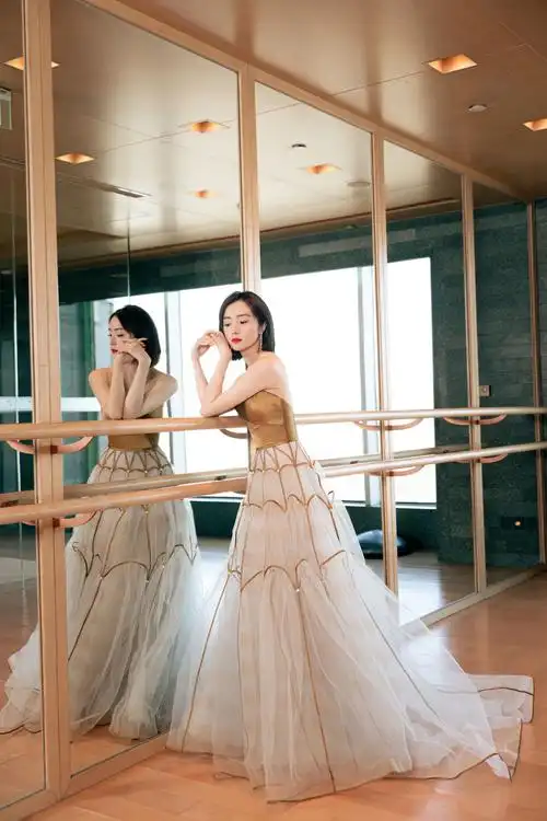 胡冰卿出席娱乐年度盛典 蛛网鎏金纱裙尽显窈窕气质