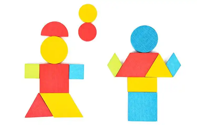 木质儿童早教益智力形状智慧拼图七巧板幼儿启蒙认知玩具礼物mind