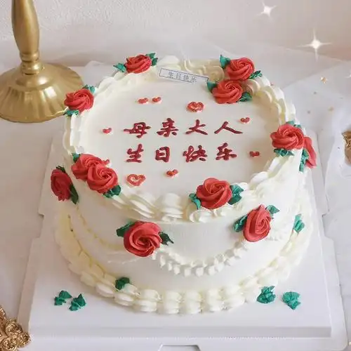 芙瑞多母亲节蛋糕生日送妈妈网红手绘水果同城配送当天到创意定制送