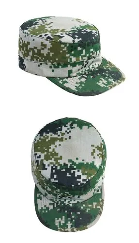 军训作训小兵帽 林地丛林迷彩帽 涤卡耐用 头围可调 涤卡头围可调