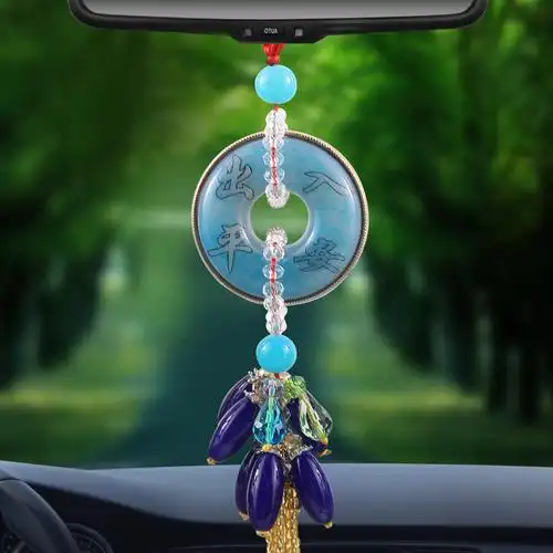 车内吊饰出入平安吊坠车摆件车载后视镜挂饰品汽车挂件