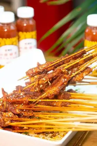 羊肉串炸着更香嫩!