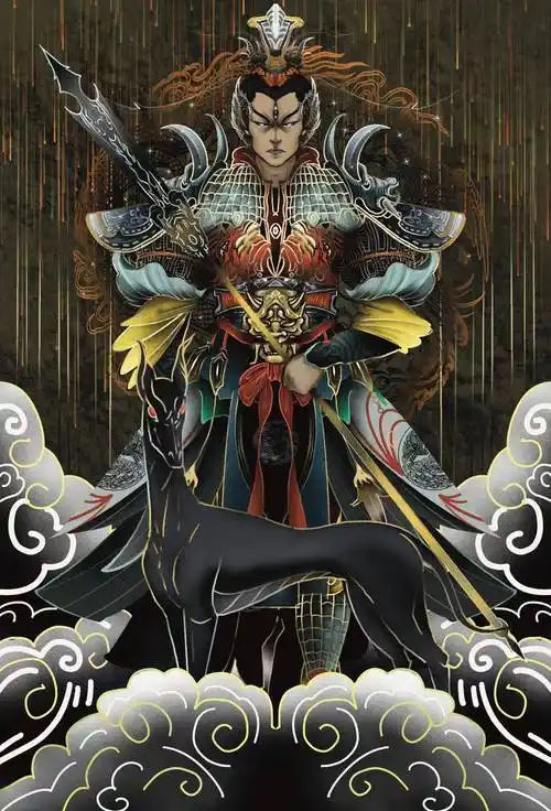 封神榜,插画,延续例图画风,6张 - 米画师