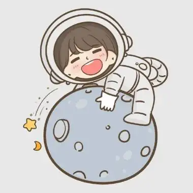 高清超萌的可爱卡通头像宇航员图片