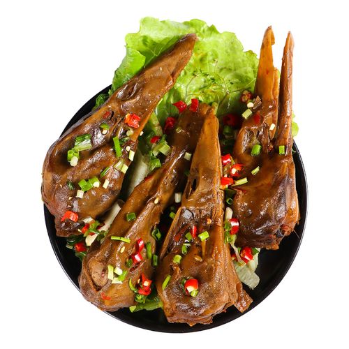 兴旺香辣鸭头半成品冷冻速食餐厅酒楼腌制卤味半成品肉类