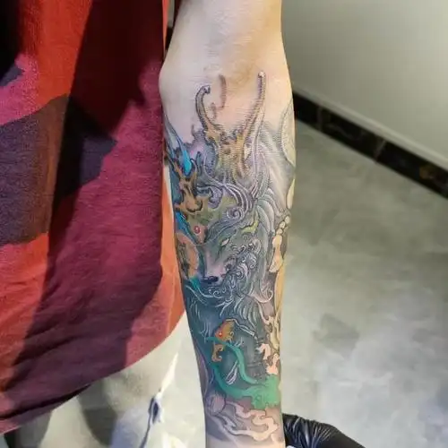 白泽_纹身吧社区 - 纹身大咖