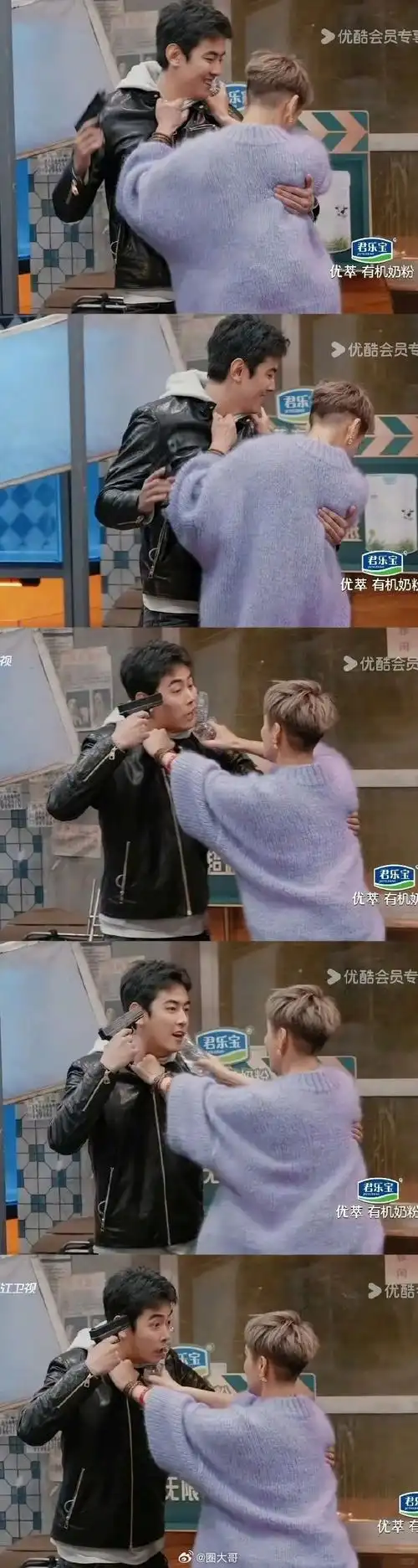 纪凌尘强抱宁静还往脖子上凑##纪凌尘强抱宁静没人喊咔