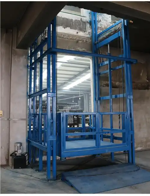 电动液压导轨式升降货梯升降平台升降家用电梯厂房提升机简易货梯