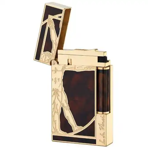 2016年达芬奇维特努威人vitruvianman都彭限量版朗声打火机