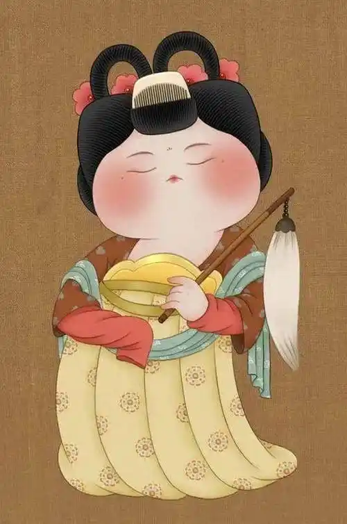 胖脸仕女图也可以很酷很潮很可爱