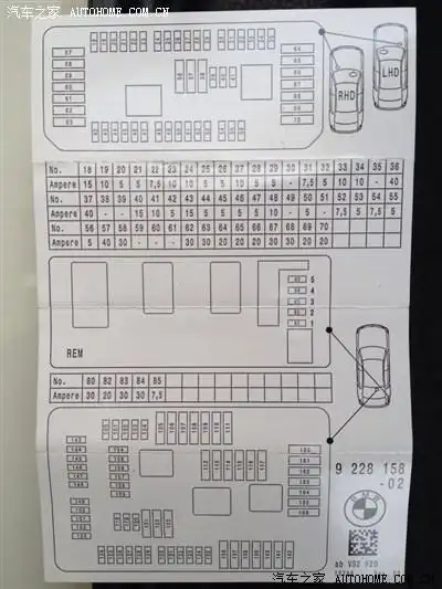 【图】f30的保险丝图纸_宝马3系论坛_汽车之家论坛
