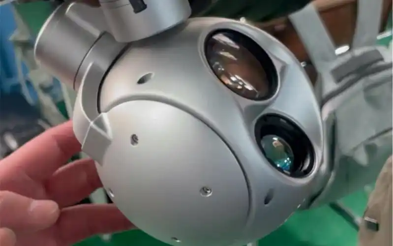 无人机光电吊舱,热成像加光学变焦,纯cnc外壳