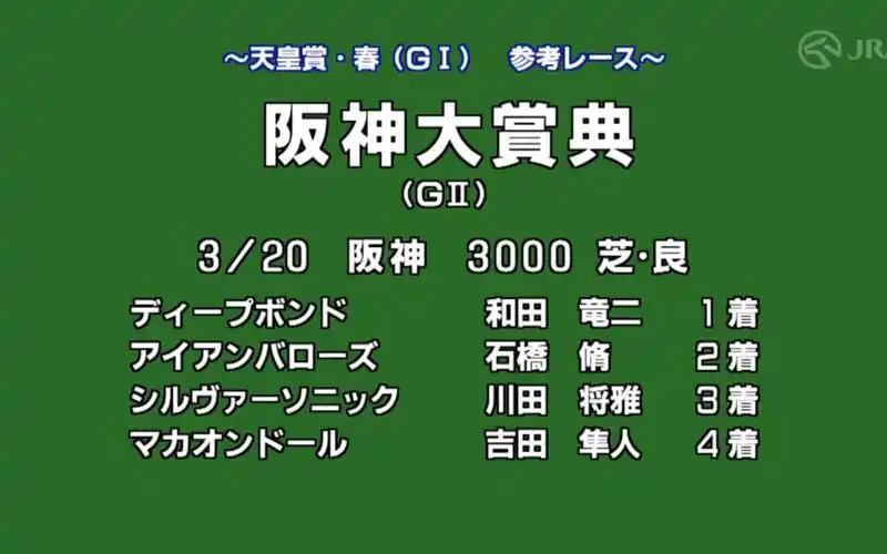 【比赛参考】2022年天皇赏(春)|jra官方