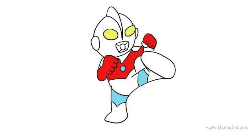 维克特利奥特曼儿童画怎么画 维克特利奥特曼简笔画顺序