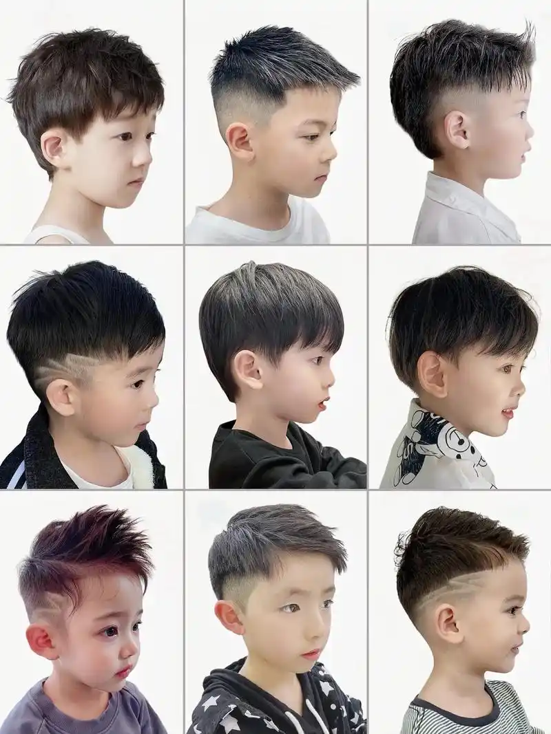 男生发型 #潮酷男孩 #小男孩发型 #适合男童的清爽发型推