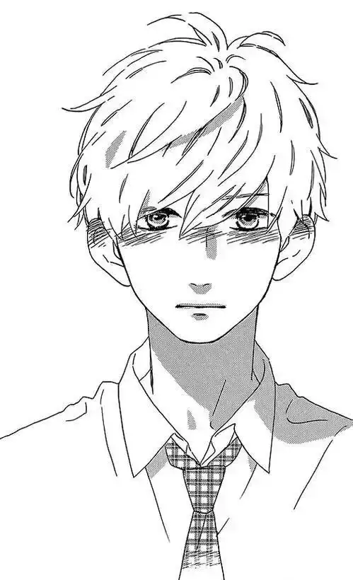 简笔画个性男孩手绘