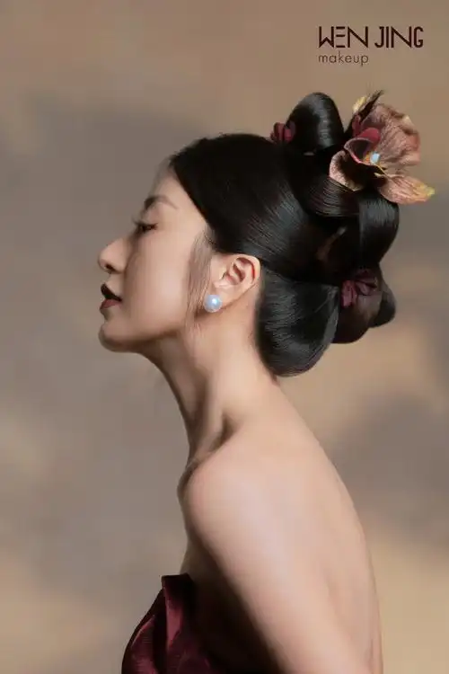 化妆进修##化妆培训##中式造型##中式新娘造型##新娘化妆造型培训