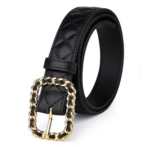 catelles 羊皮女士皮带简约百搭真皮腰带女ins风时尚连衣裙牛仔裤带