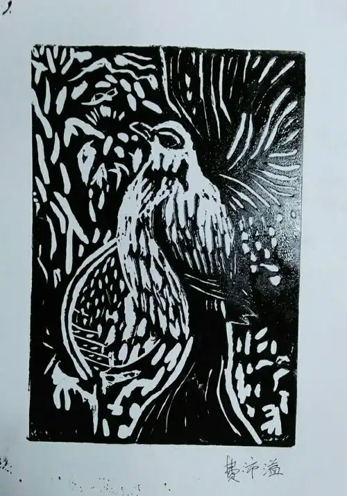 6.16丹尼斯校区创意素描班周六上午《胶版画》