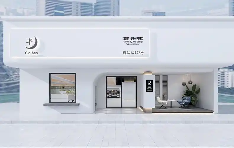 极简-简约餐饮空间 门头-室内设计-拓者设计吧