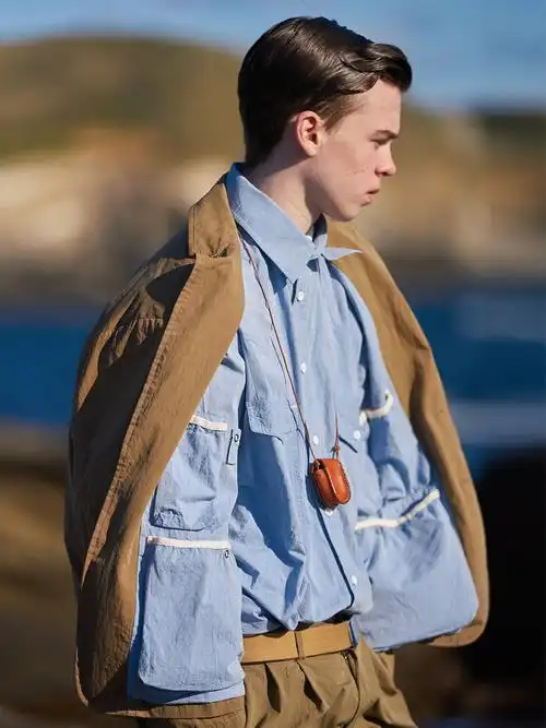 evistub21ss日本面料双色机能户外复古猎装西服西服