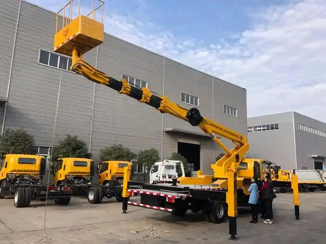 直臂伸缩式高空作业车五十铃25米出租