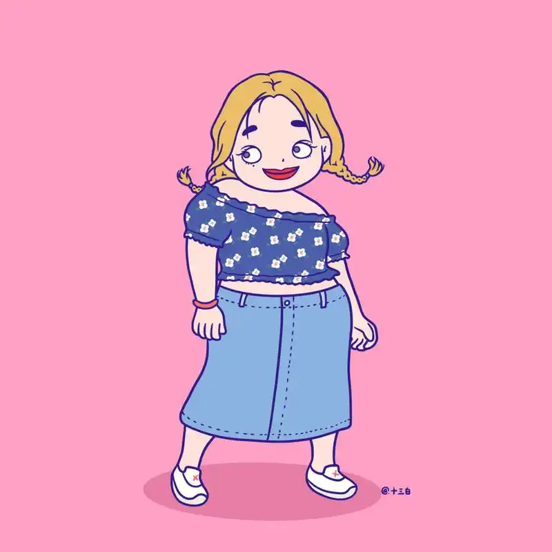 小胖姑娘,你别减肥了!我喜欢你现在的样子.