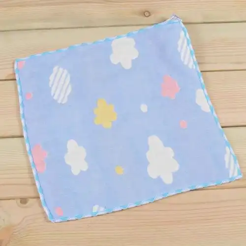 恋名媛结婚喜帕手帕小方巾手巾四方棉正方形幼儿园毛巾儿童专用带挂绳