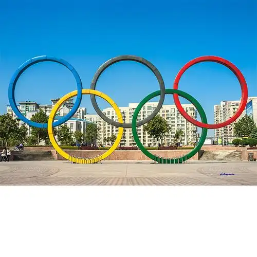 12,奥运五环标志是由皮埃尔·德·顾拜旦先生于1913年构思设计的,它是