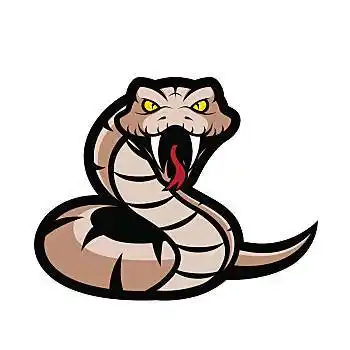 毒蛇,蛇,卡通,吉祥物,标识