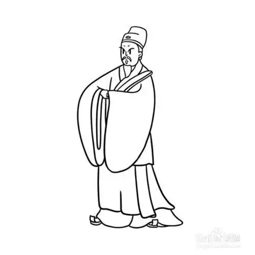 简笔画视频古代官员梁冠简笔画古代诗人简笔画步骤大臣帽子简笔画皇上