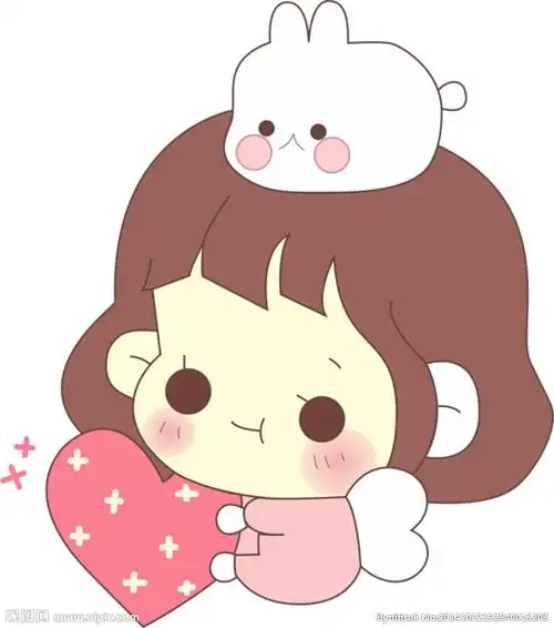 可爱卡通小萌妹图片