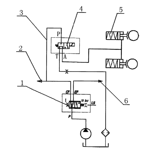 cn201240373y_叉车停车制动液压系统有效