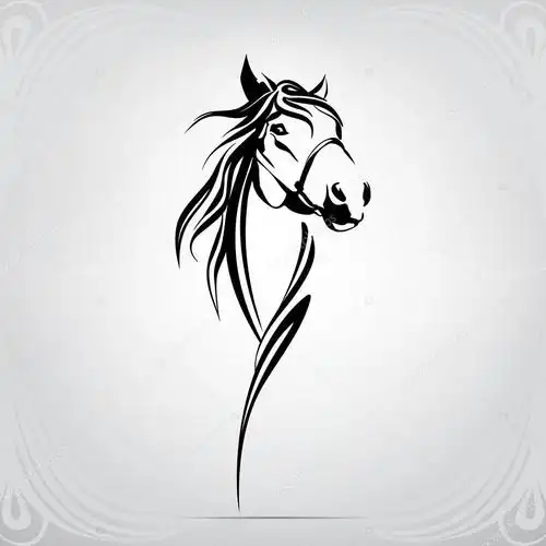 名称:马的头的轮廓