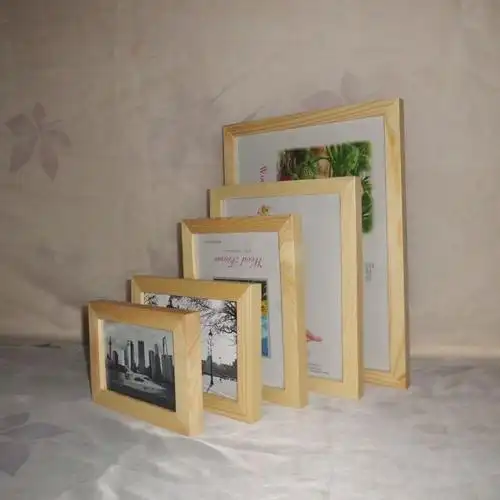 现代时尚24寸36寸纯实木画框 婚纱照片挂墙定制欧式婚纱照放大相框