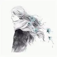 清新好看的手绘森系简约女生头像图片