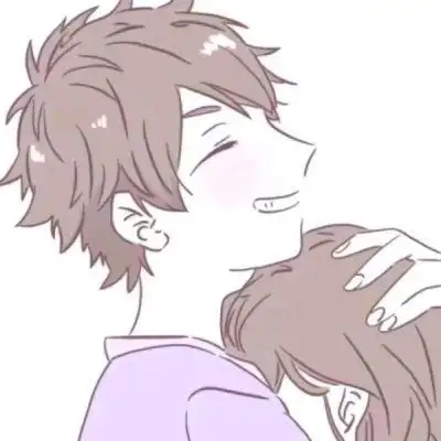 这组动漫情侣头像有点污图片