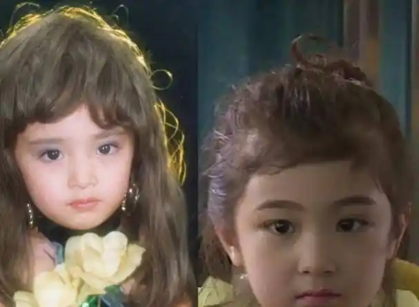 除此之外,小时候的刘昊然和现在的安吉,外形就很相似,看起来就像一个