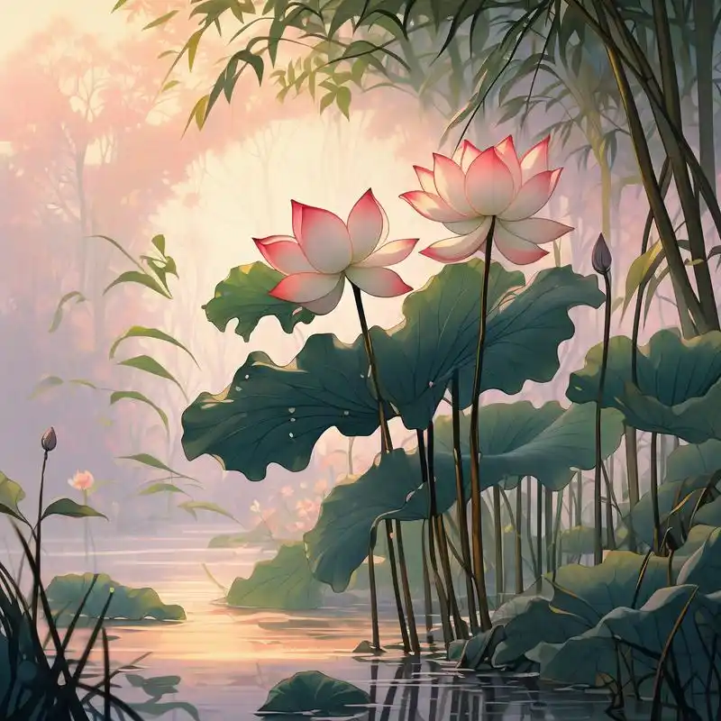 荷花微信头像94精选集