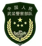 武警部队机关2月29日开始佩戴新式姓名牌,胸标,臂章