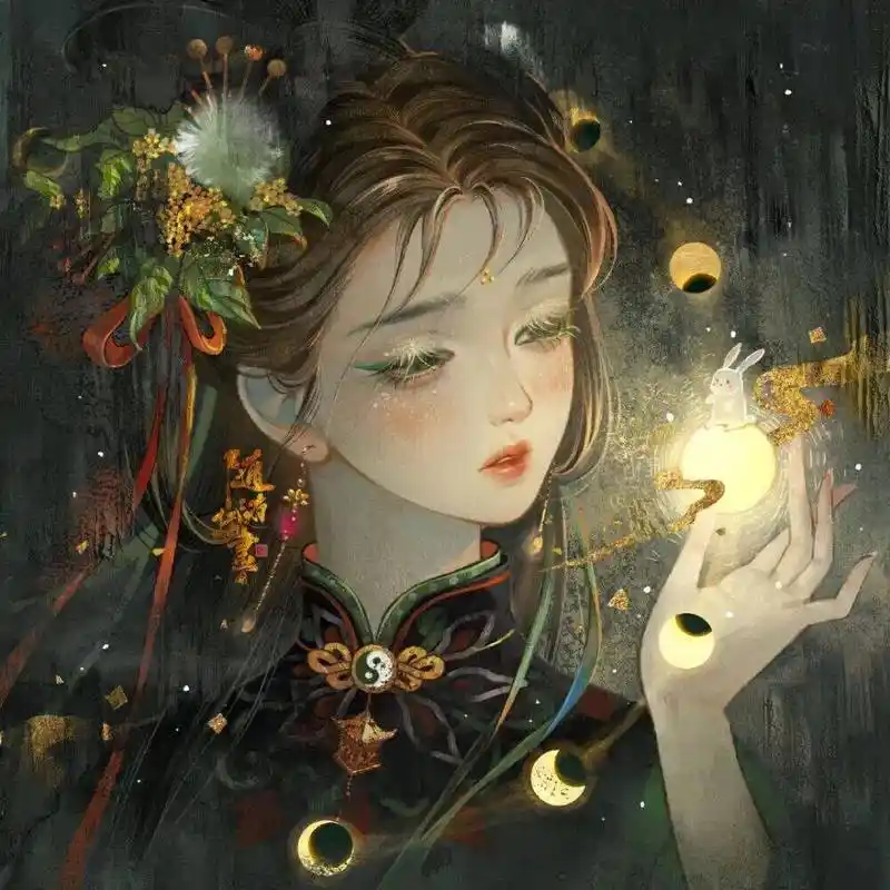 女生头像手绘古风动漫女生头像