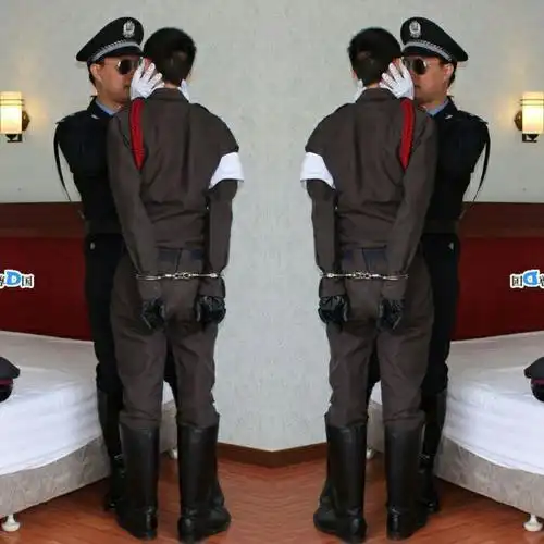 皮革马靴制服群