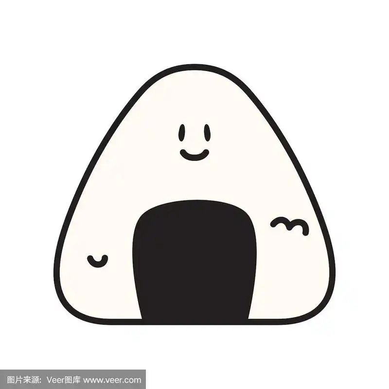 饭团,无人,矢量,米,食品