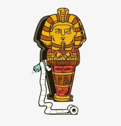 关键词 : 卡通手绘,插画,法老墓,木乃伊