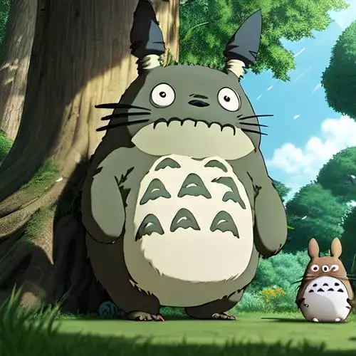 动画片龙猫头像图片