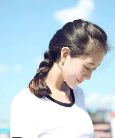 刘海辫子发型 从头顶开始辫的辫子是什么发型